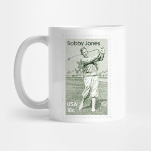 Vintage Bobby Jones Stamp Mug